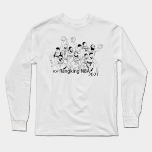 top rangkin NBA 2021 Long Sleeve T-Shirt